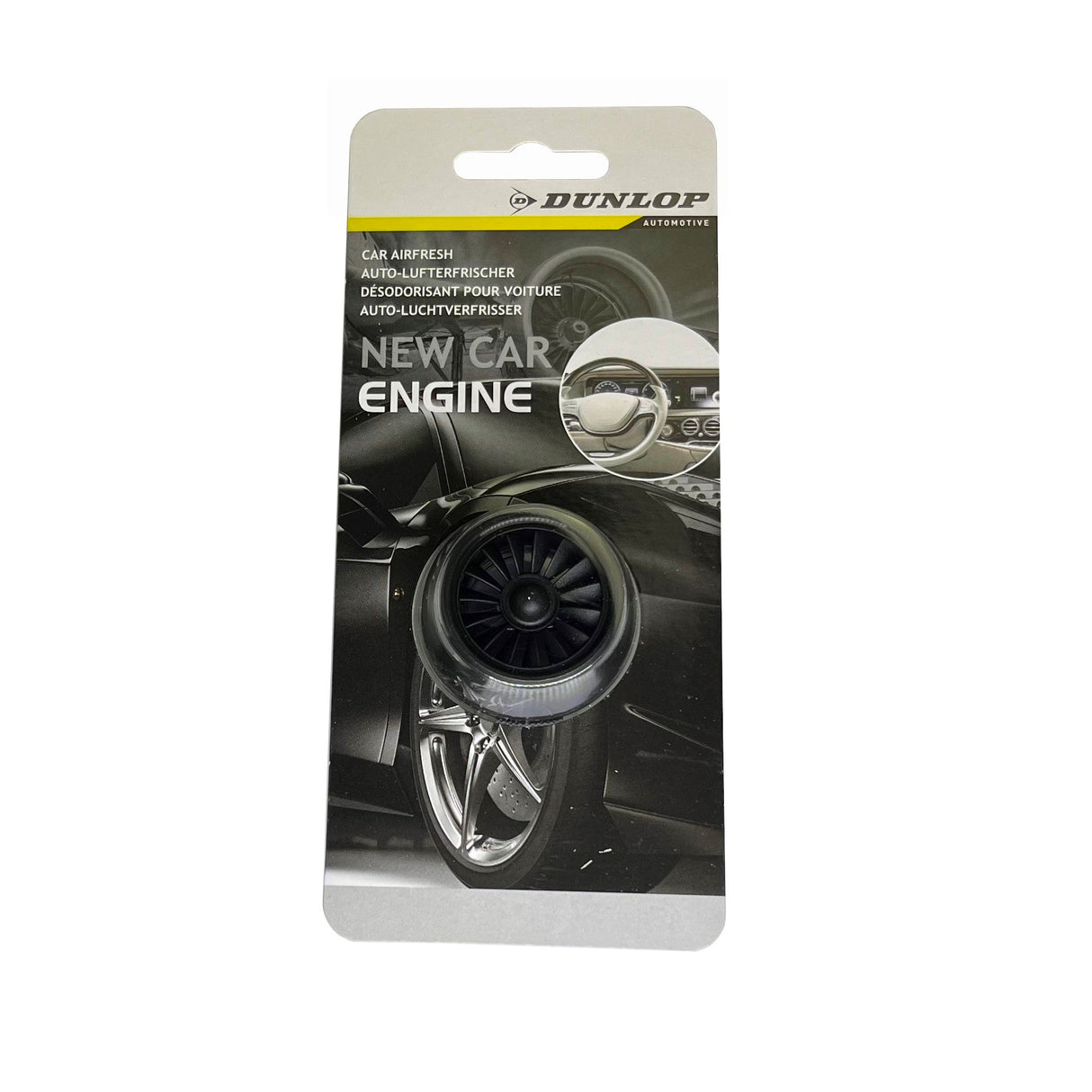 Désodorisant voiture Dunlop Turbo Design – 4 parfums au choix