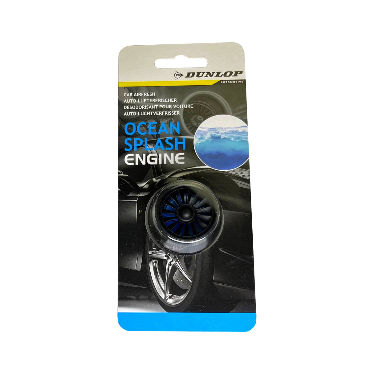 Désodorisant voiture Dunlop Turbo Design – 4 parfums au choix