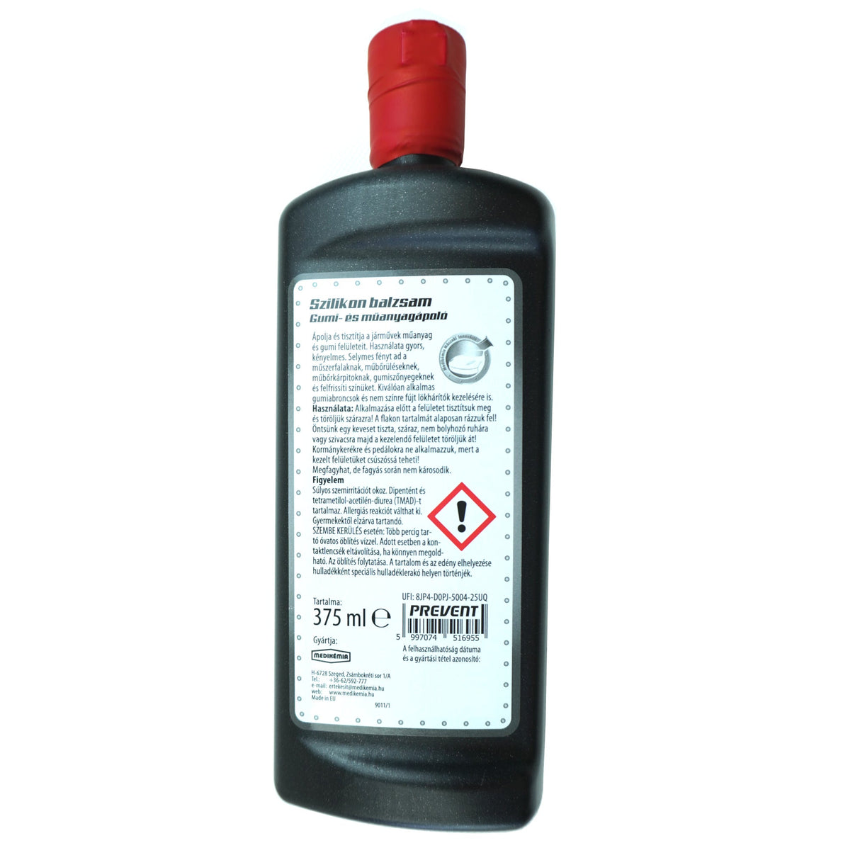 Balsamo al silicone per la cura di plastica e gomma 375 ml