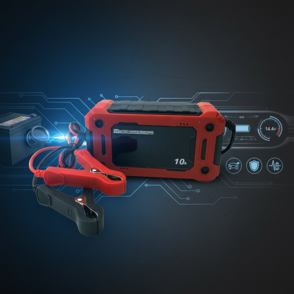 Chargeur de batterie 12V – Multi-modes, écran intelligent