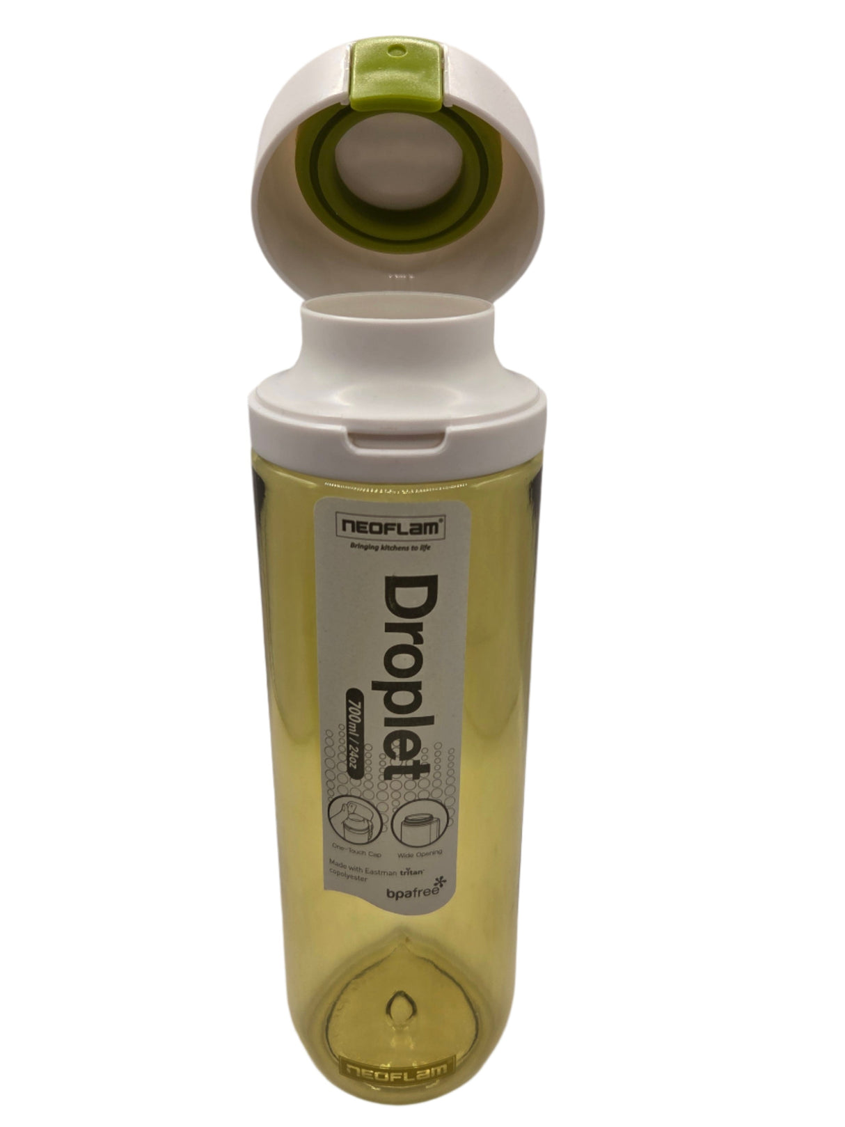 Gourde verte 700 ml avec housse en néoprène