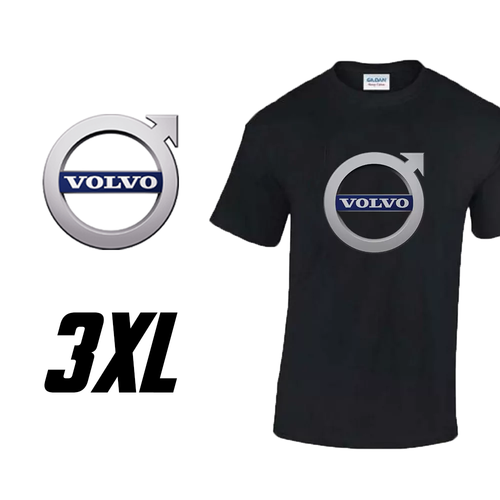 Volvo T-Shirt aus 100% Baumwolle – Schwarz