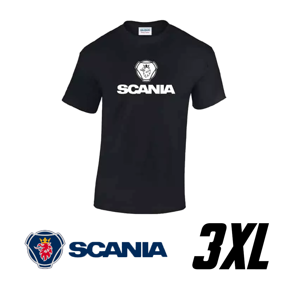 T-shirt Scania in 100% cotone – Nero