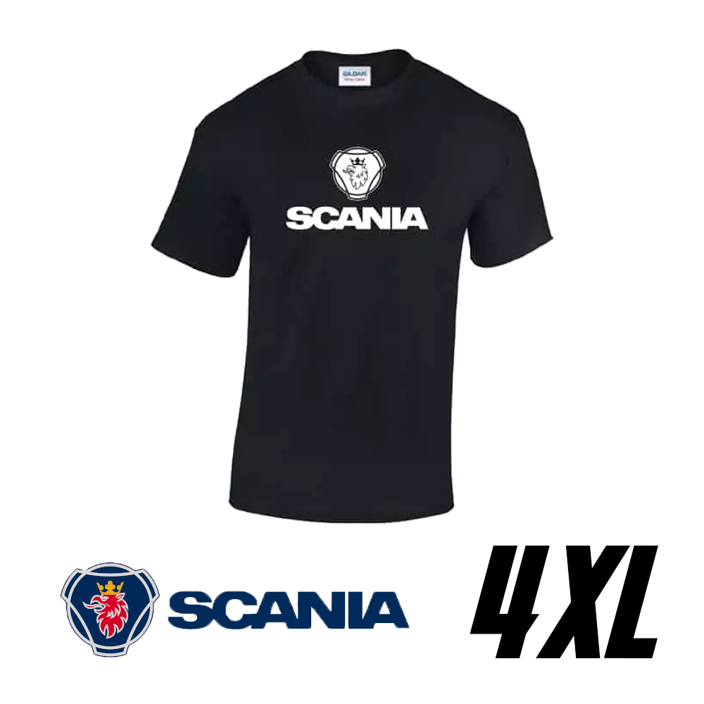 T-shirt Scania in 100% cotone – Nero