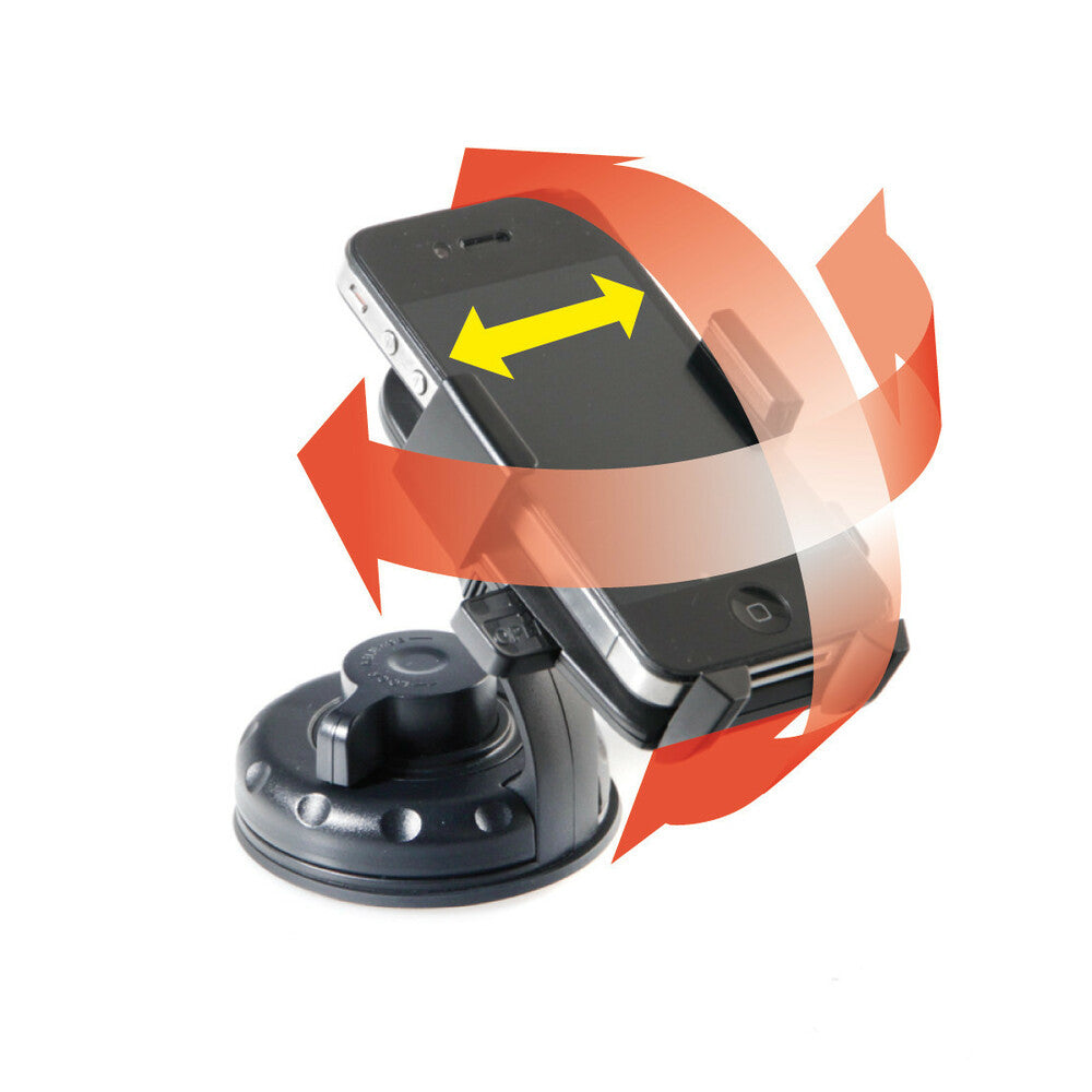 Automatische Handyhalterung fürs Auto mit Easy-Lock und verstellbarem Blickwinkel