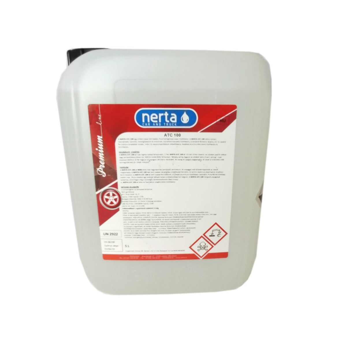 Nerta ATC100 Detergente Acido per Alluminio e Superfici Metalliche