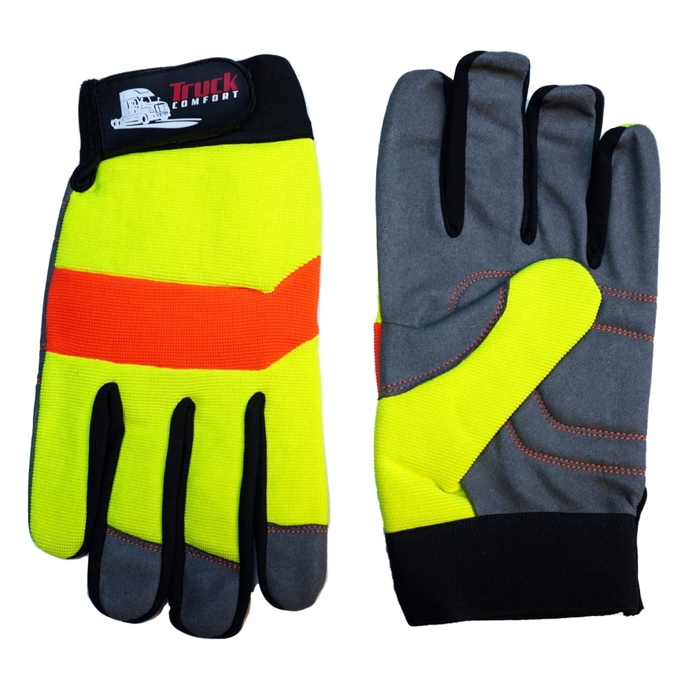 Guantes de trabajo Truck Comfort alta visibilidad talla 8