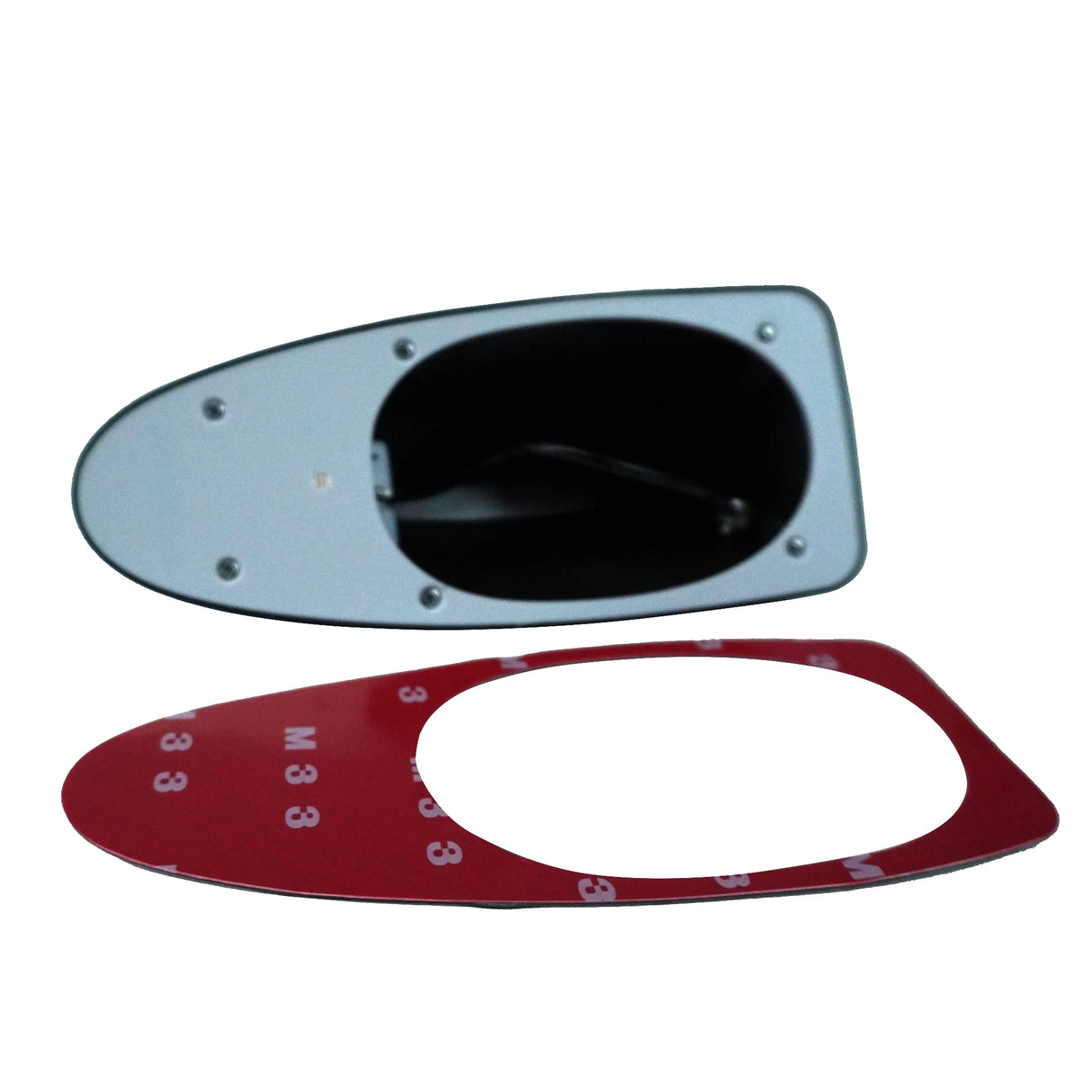 Antenna Shark universale adesiva nera per auto