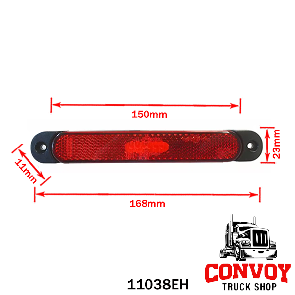 Fristom LED Positionsleuchte lang 12–36V – verschiedene Farben