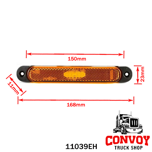 Fristom LED Positionsleuchte lang 12–36V – verschiedene Farben
