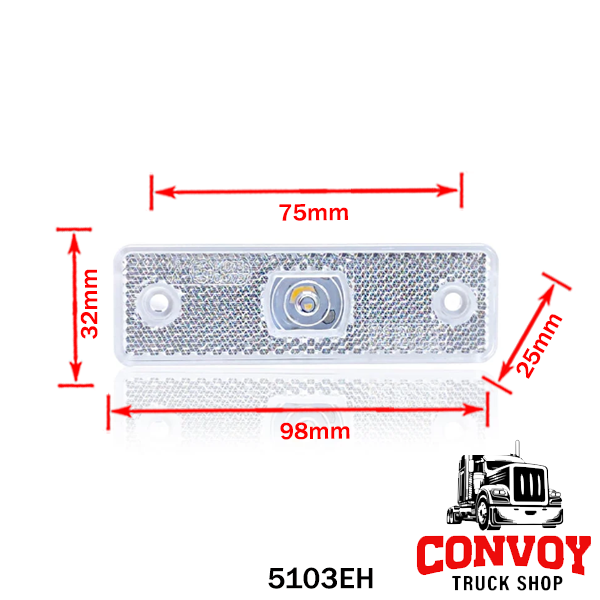 Einbau-LED-Positionsleuchte – Weiß