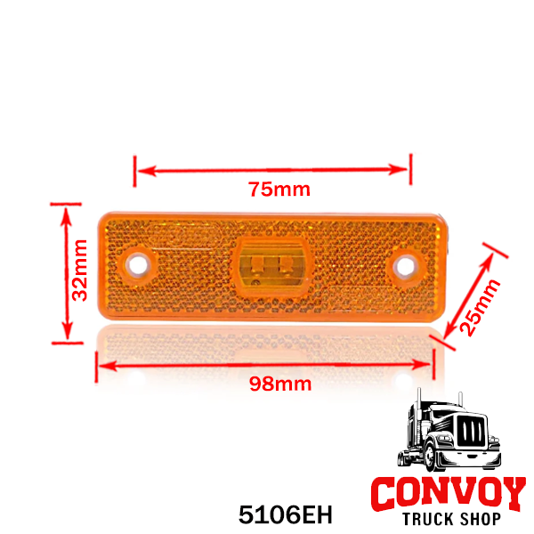 Einbau-LED-Positionsleuchte – Weiß