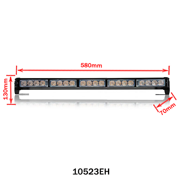 Yellow LED Flashing Light Bar with Controller