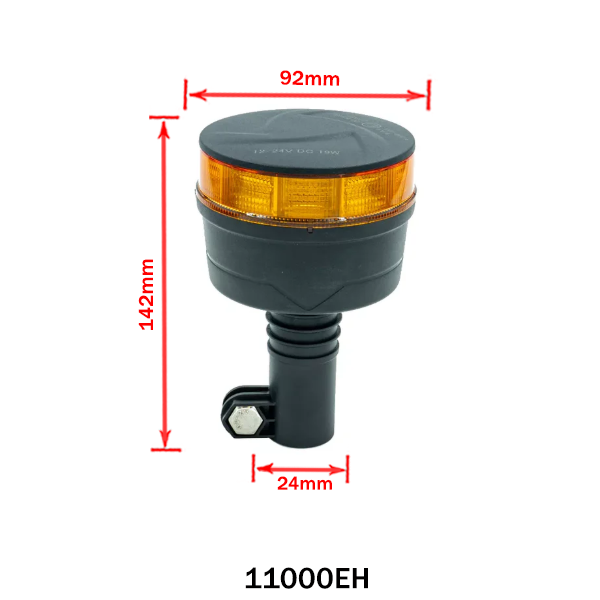 Luce lampeggiante gialla BLACK EDITION