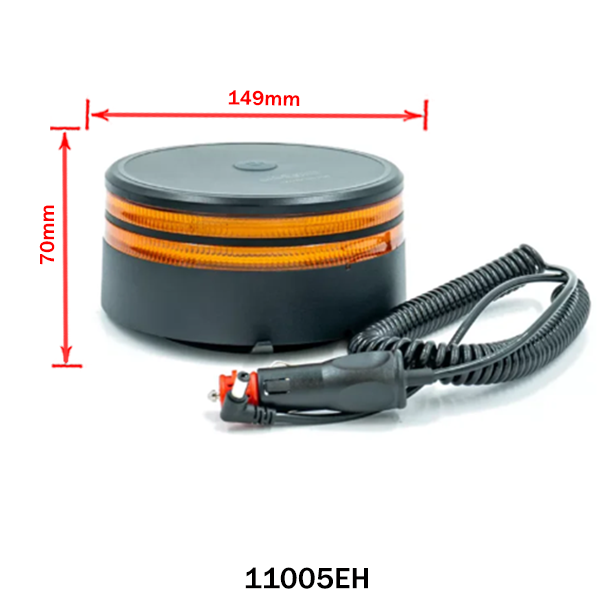 Lampeggiante Giallo a Doppia Striscia