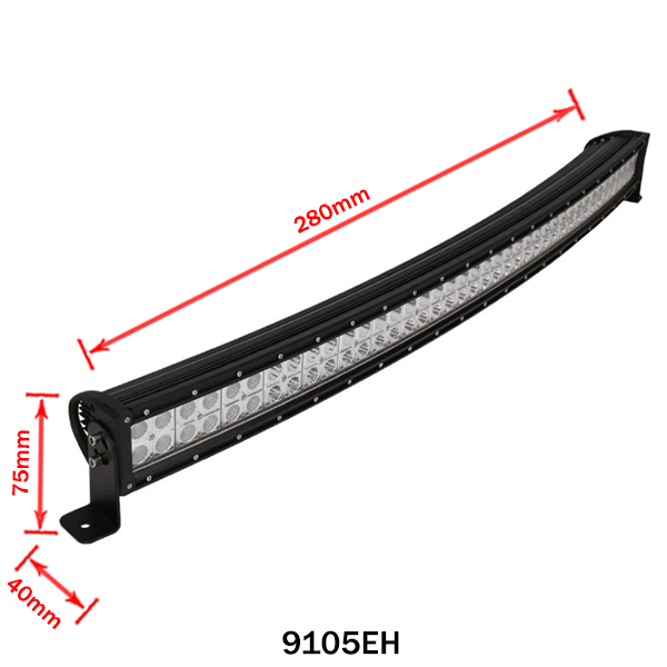 Curved Dual Row 240W LED Light Bar
