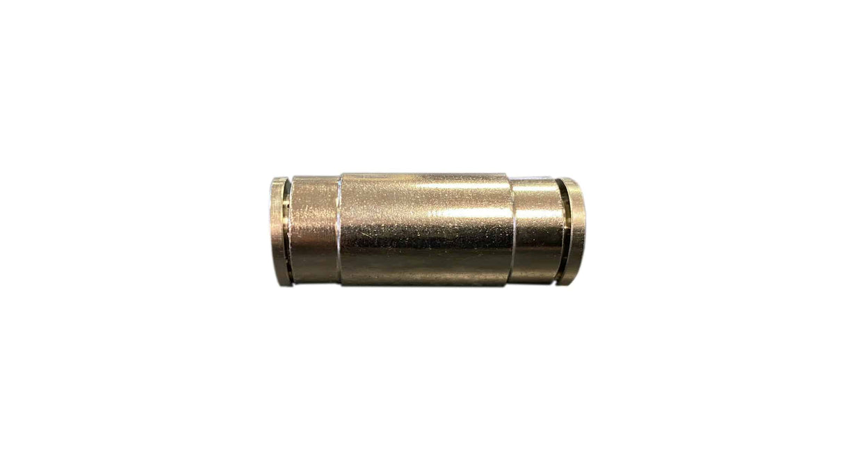 Conector automático rápido de latón niquelado para tubos de 4 a 14 mm
