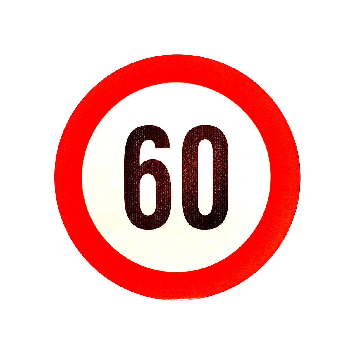 Autocollant réfléchissant limite de vitesse – 19 cm