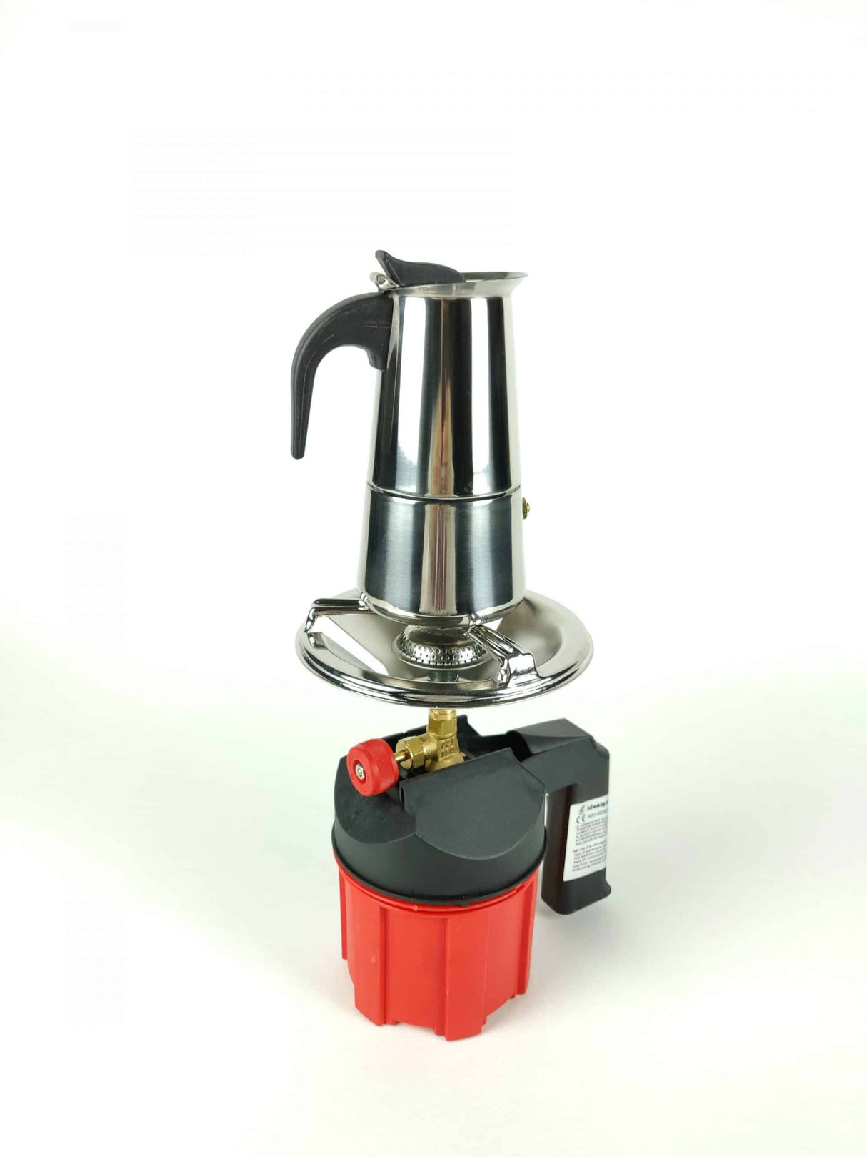 Hornillo de gas para camping con cuerpo de plástico – compatible con cartucho de 190 g