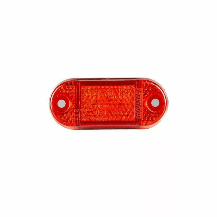 Feu de position LED ovale encastrable – Blanc, Rouge ou Jaune