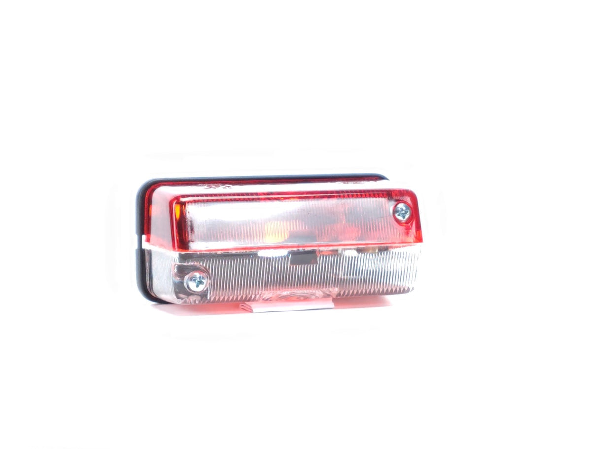 Feu de position rouge et blanc à visser pour véhicules utilitaires