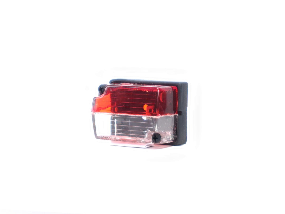 Feu de position cubique rouge et blanc – finition lisse