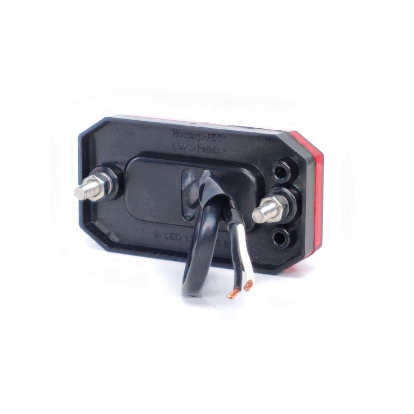 Luce di posizione LED rettangolare 2 LED 12/24V