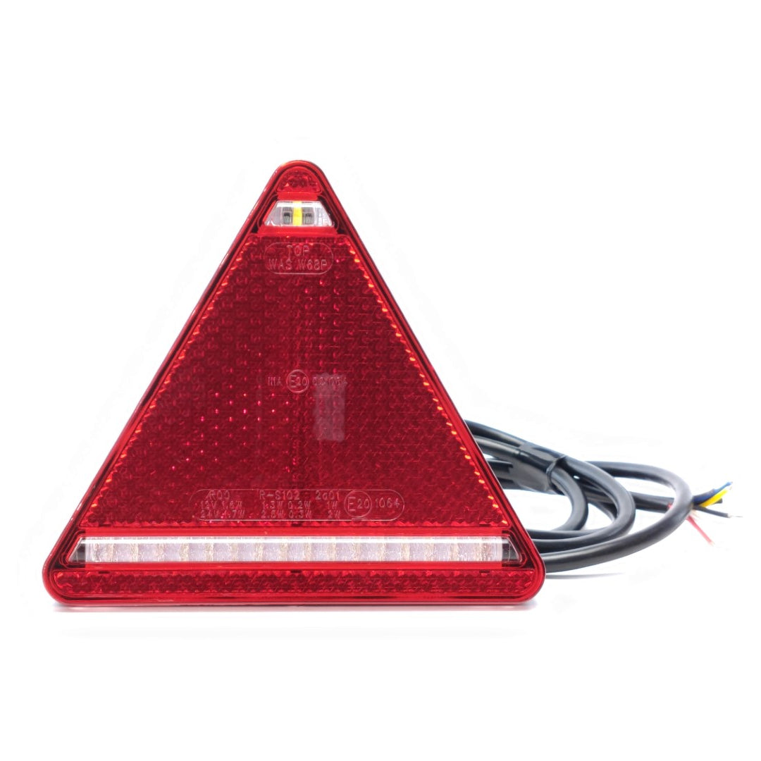 Fanale Posteriore LED Triangolare 4 Funzioni - Sinistro