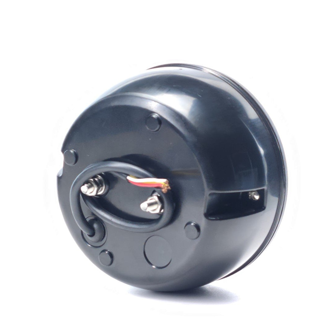 Lampada LED Circolare con Striscia Indice Trasparente 12/24V