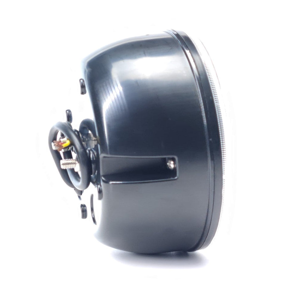 Lampada LED Circolare con Striscia Indice Trasparente 12/24V