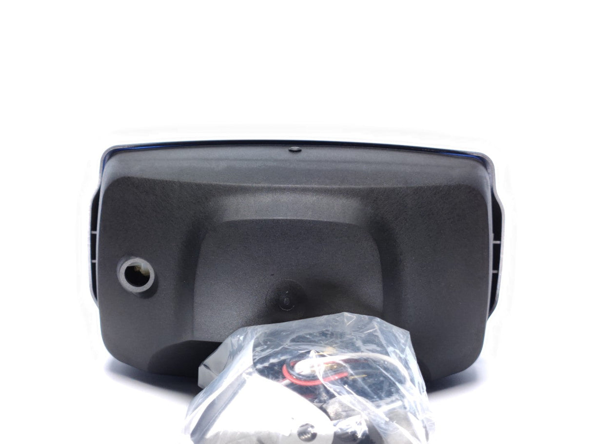 Fernscheinwerfer mit Positionslicht und blauer Abdeckung, eckig