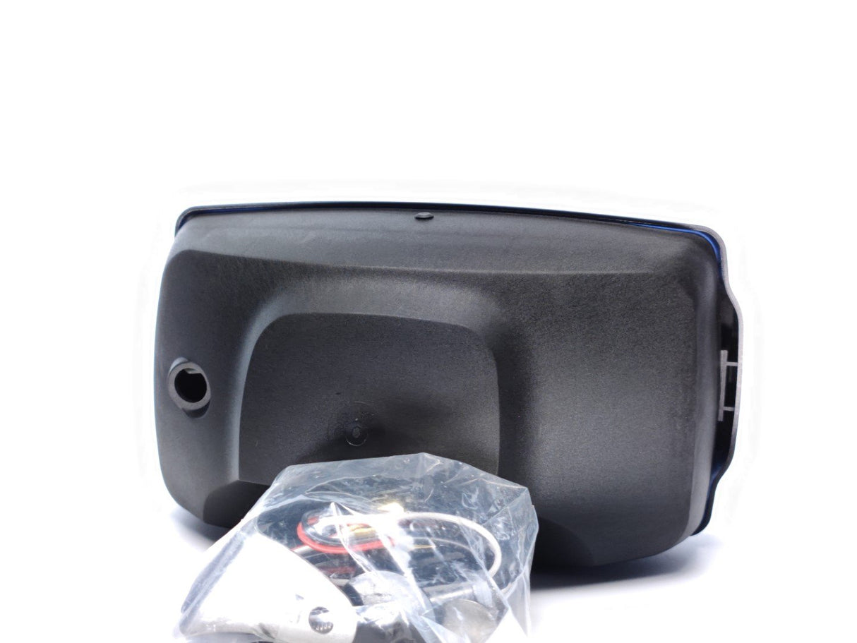 Fernscheinwerfer mit Positionslicht und blauer Abdeckung, eckig