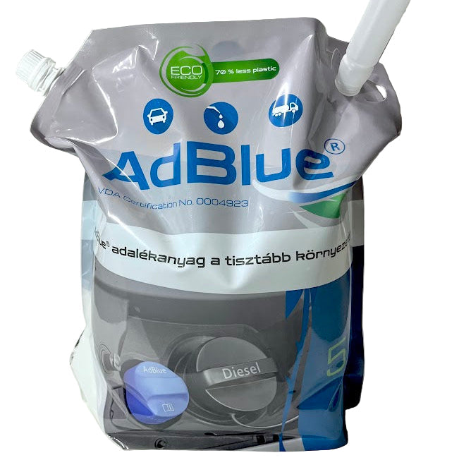 AdBlue 5L en doypack avec bec verseur