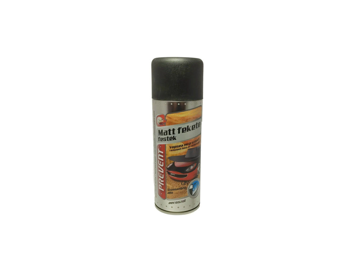 Spray peinture noire mate 400 ml résistant aux carburants