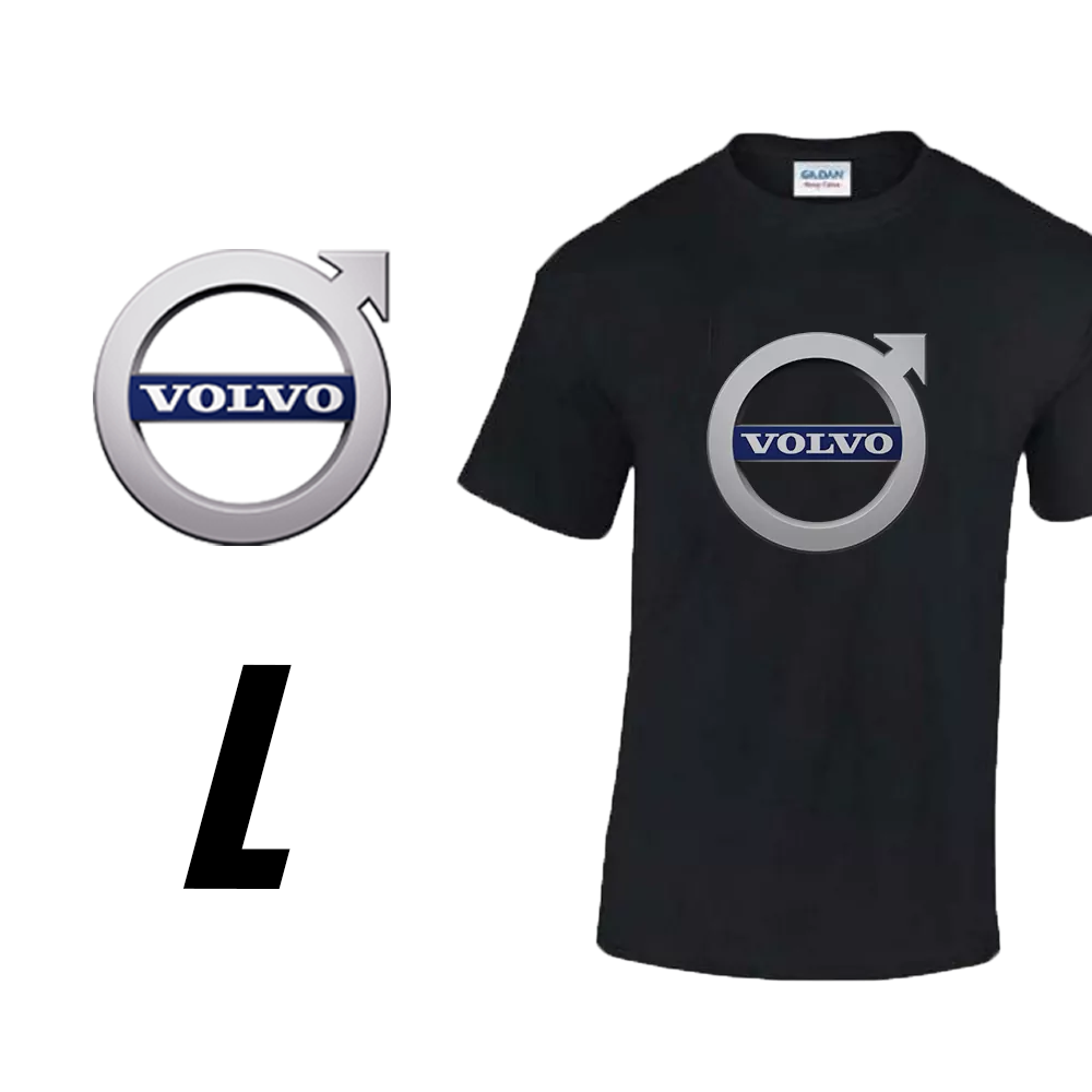 Volvo T-Shirt aus 100% Baumwolle – Schwarz