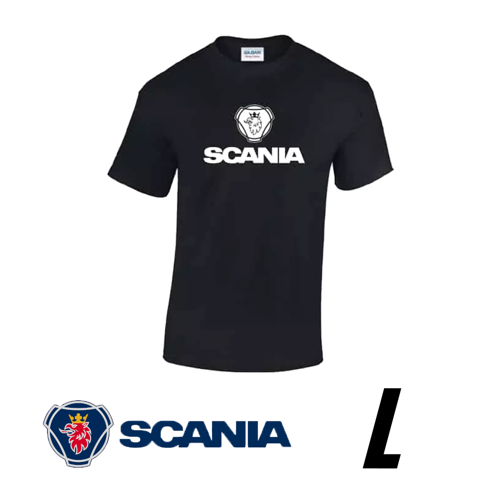 T-shirt Scania in 100% cotone – Nero