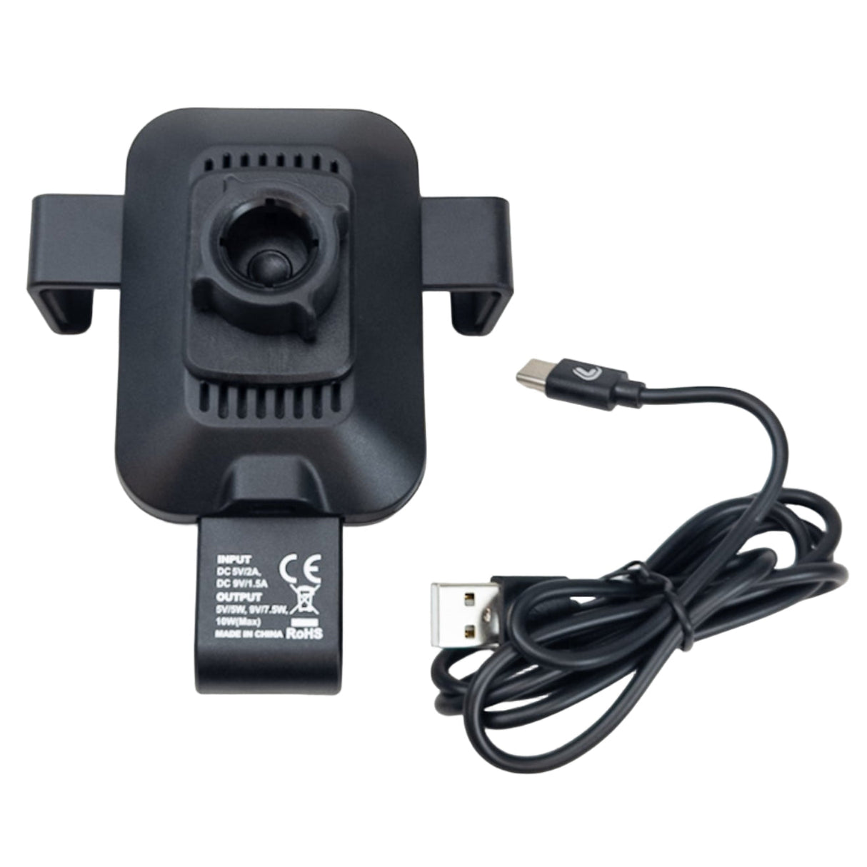 Soporte de móvil para coche con carga inalámbrica y fijación a rejilla de ventilación