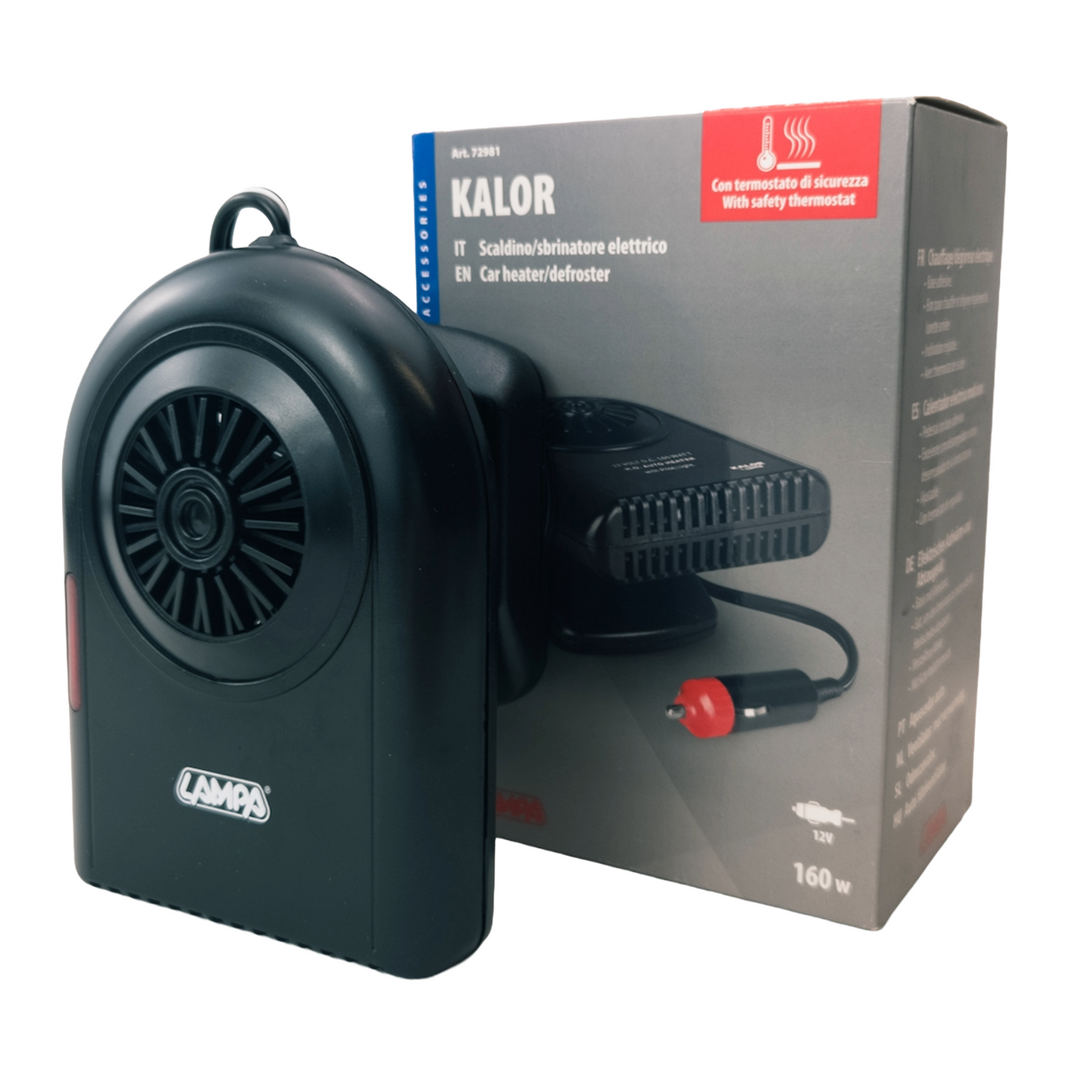 Kompakter Auto-Luftentfeuchter mit 12V Zigarettenanzünder – 160W