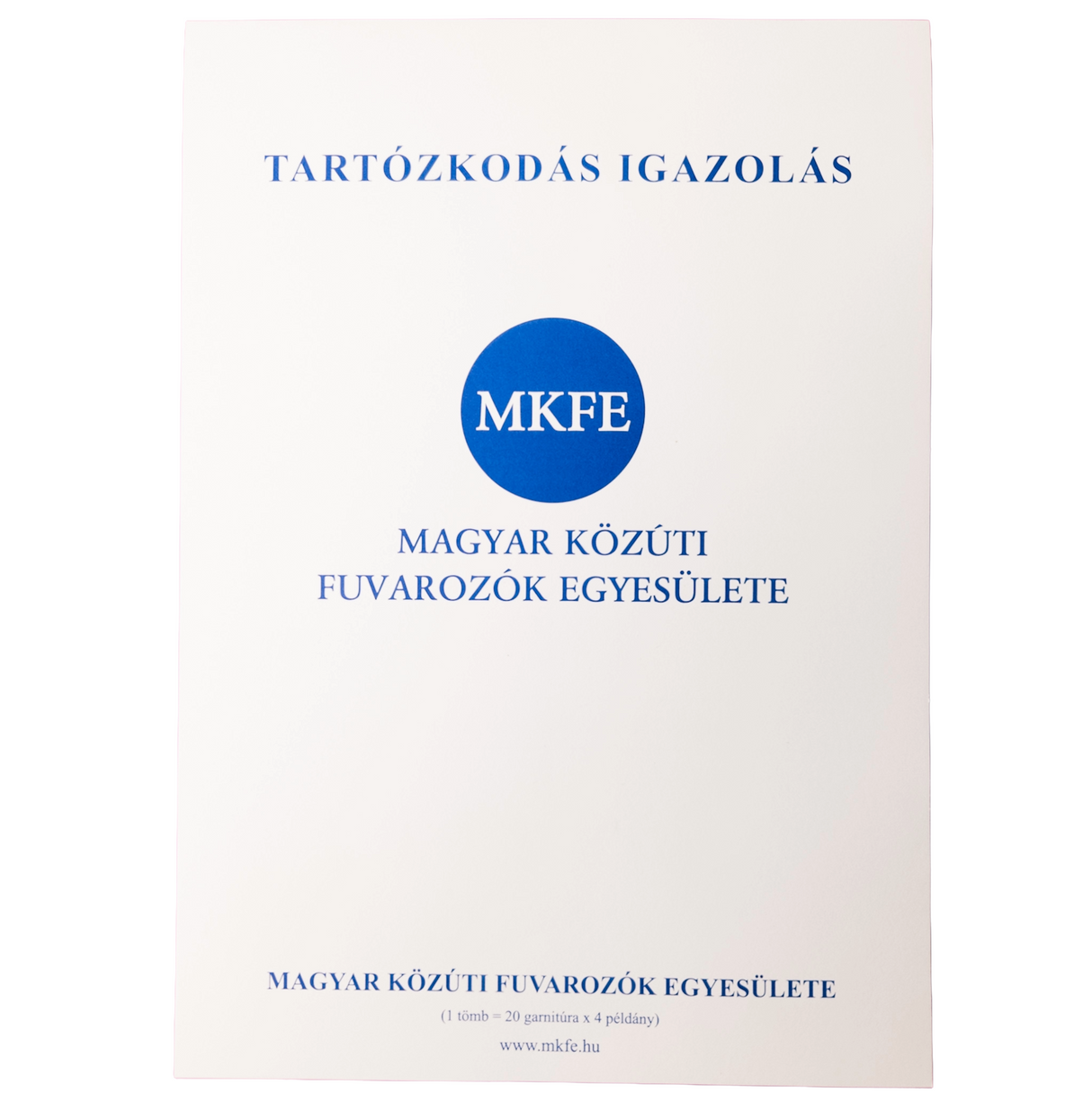 Fahrtennachweisheft für Aufenthaltsgenehmigung – 28 Tage