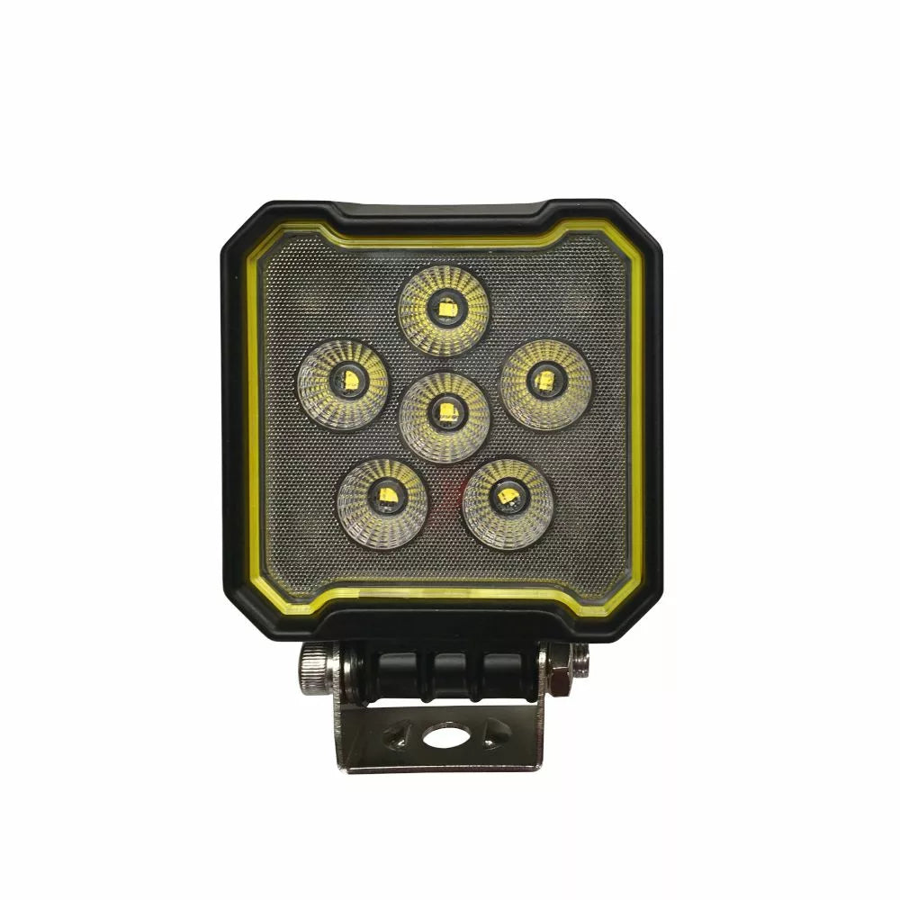 Faro da lavoro LED quadrato 12/24V - 30W o 45W, luce diffusa