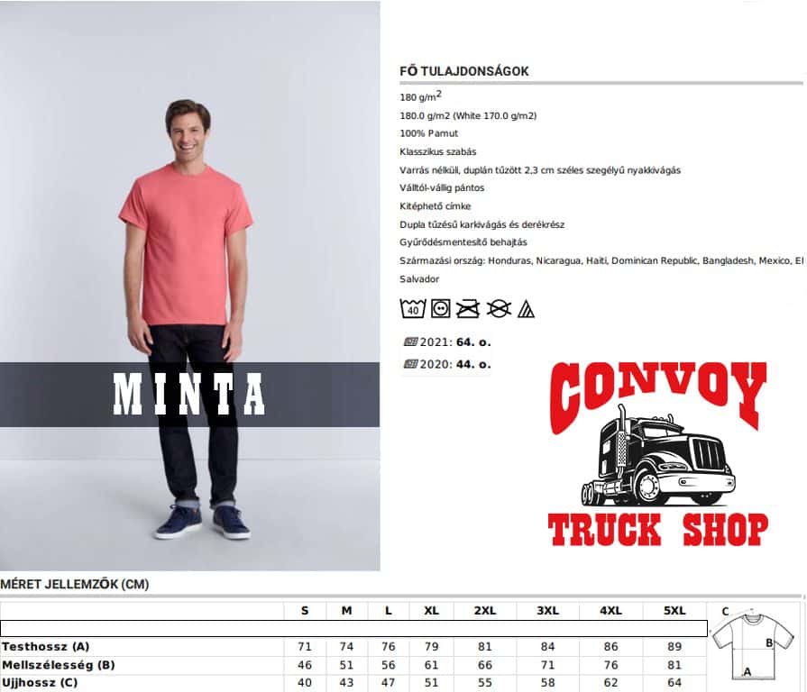 T-shirt Scania in 100% cotone – Nero