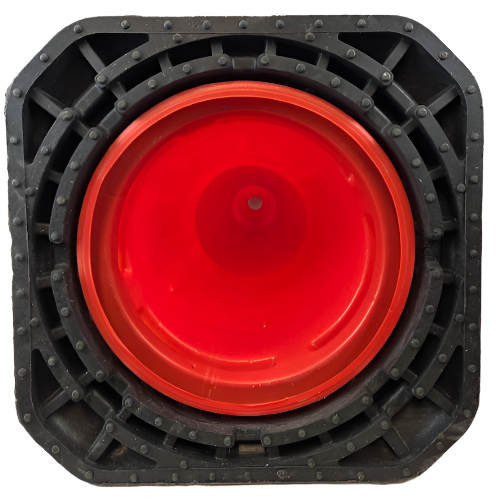 Segnalatore Stradale 75 cm con Base in Plastica