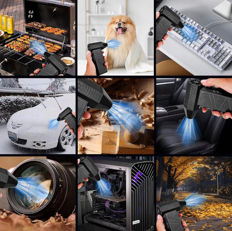 Mini soplador de aire inalámbrico premium