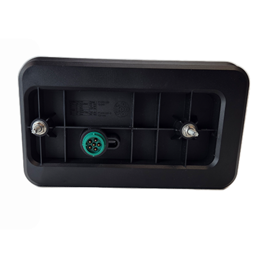 Feu arrière LED 6 fonctions avec prisme triangulaire et connecteur Canbus 12V