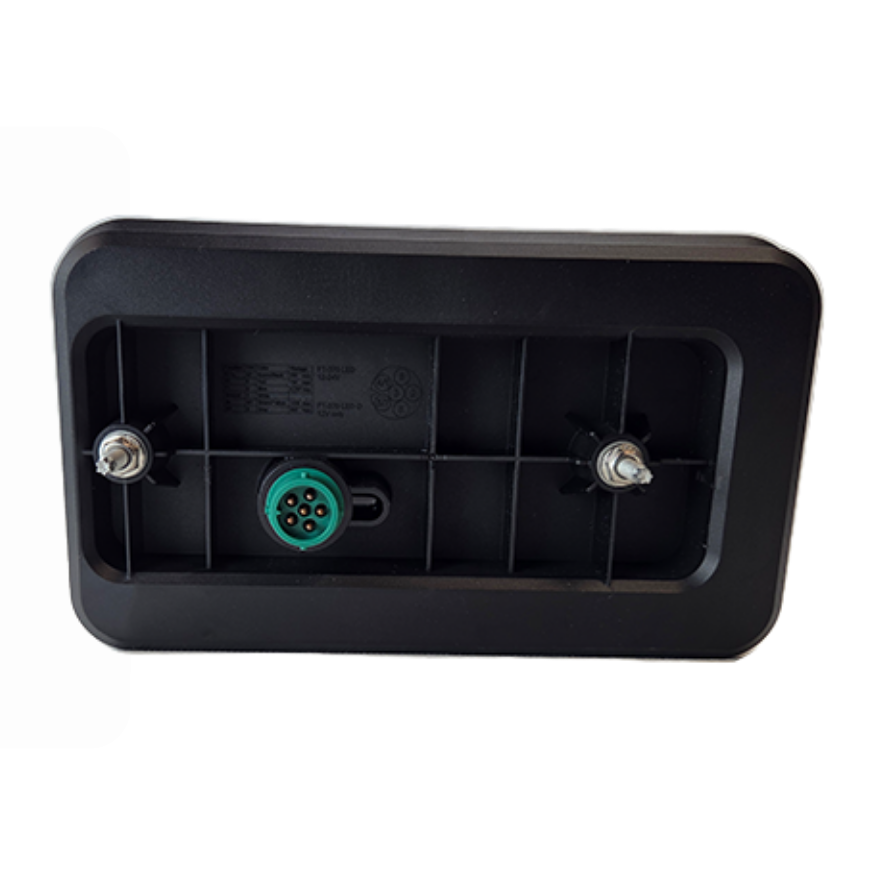 Feu arrière LED 6 fonctions avec prisme triangulaire et connecteur Canbus 12V