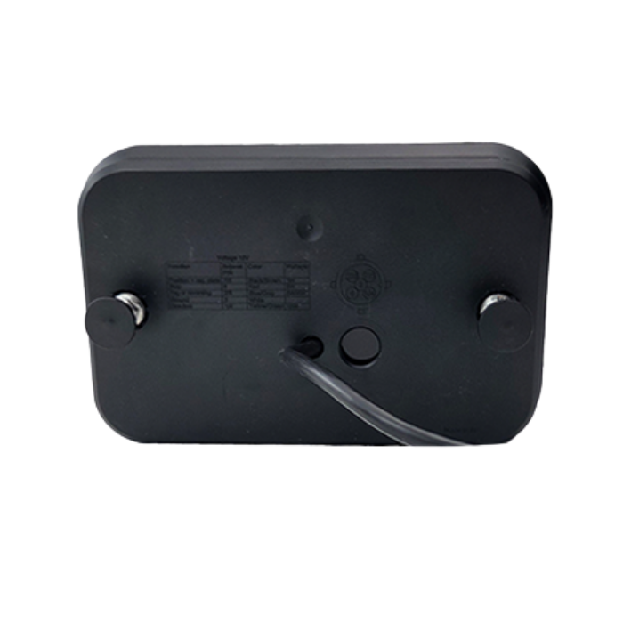 LED Rückleuchte mit 5 Funktionen, Dreieck-Prisma, 12V