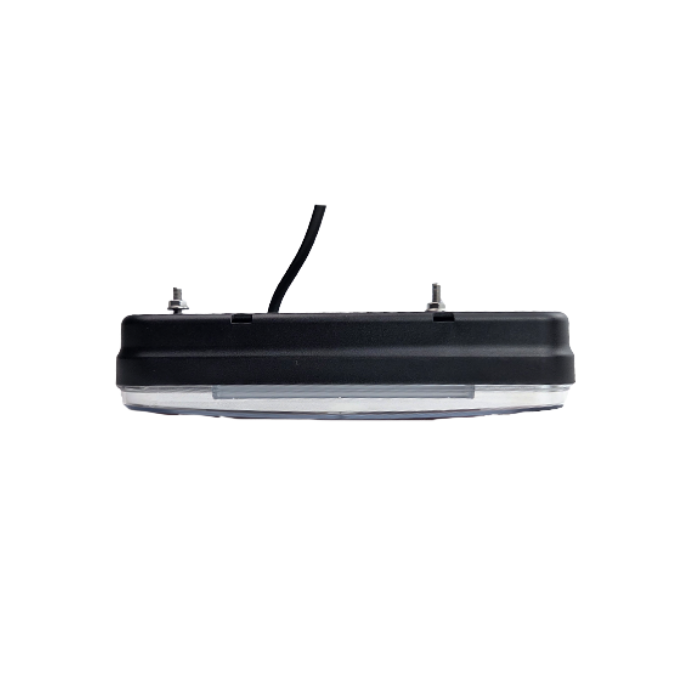 Luz trasera LED 5 funciones con prisma triangular – izquierda con luz antiniebla