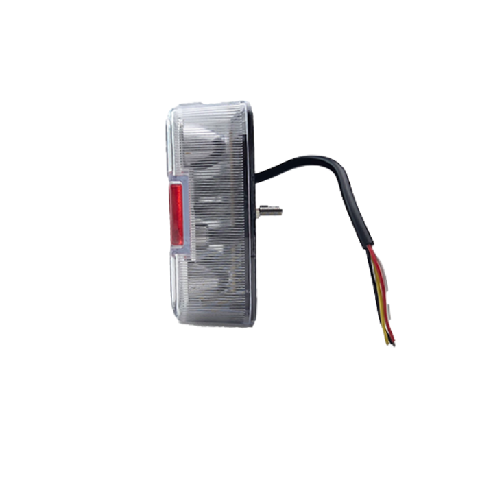 LED Rückleuchte mit 4 Funktionen für Anhänger, 12V/24V, mit Dreieckprisma