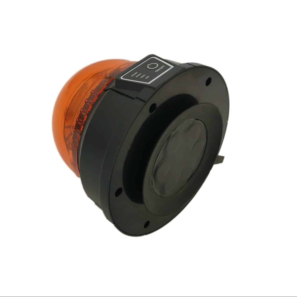 Luz LED Ámbar Recargable con Base Magnética y Tres Modos de Destello