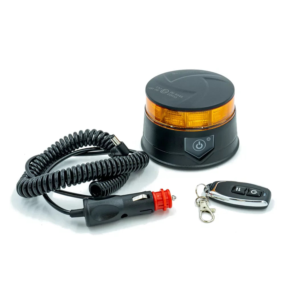 Luce lampeggiante gialla BLACK EDITION